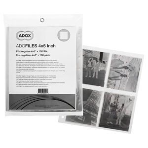 ADOX Polypropylene Sleeves For 4x5 Inch Sheet Film (Pack Of 100)