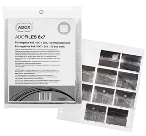 Adox Adofile Polypropylene Neg Sleeves 6x6|6x7|6x9 (Pack 100)