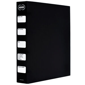 ADOX Adofile Archival Ring Binder Black