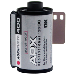AgfaPhoto APX Professional 400 36 Exposure 35mm B+W Film