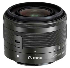 Canon 15-45mm F3.5-6.3 IS STM EF-M Lens Graphite