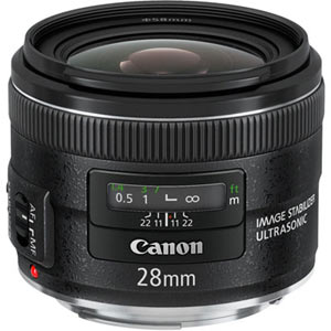 Canon 28mm f2.8 IS USM EF Lens