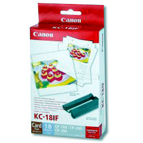 Canon KC-18IF Ink + Label Set