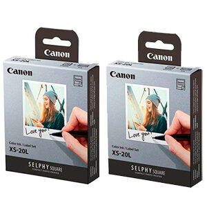 Canon XS-20L Square Format Photo Paper - Two Packs (40 Sheets)