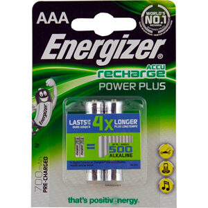 Energizer Recharge Power Plus AAA NiMh Batteries (Pack Of 2)