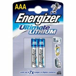 Energizer Ultimate Lithium 2x AAA Batteries