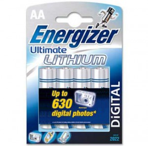 Energizer Ultimate Lithium 4x AA Batteries