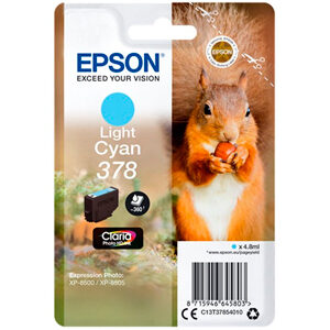 Epson 378 Light Cyan Claria Photo HD 4.8ml Ink Cartridge