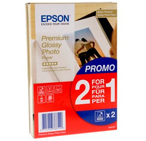 Epson Premium Photo Paper Glossy A4 (Twinpack 2x 15 Sheets)