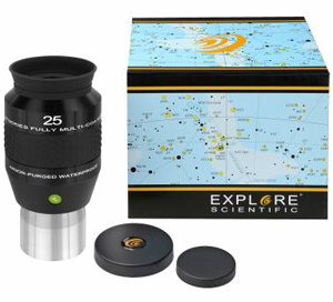 Explore Scientific 100 Degree Argon Purged 25mm 2 Inch Eyepiece
