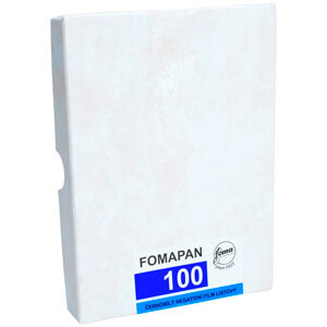 Foma Fomapan 100 4x5 Inch Black + White Sheet Film (25 Sheets)