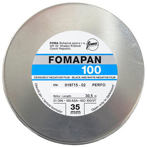 FOMA Fomapan 100 35mm 30.5m Bulk Roll Of Black + White Neg Film