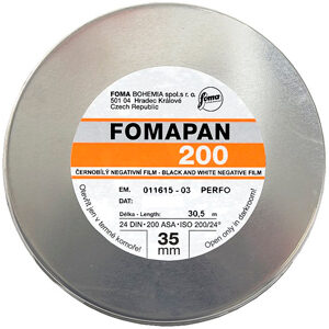 FOMA Fomapan 200 35mm 30.5m Bulk Roll Of Black + White Neg Film