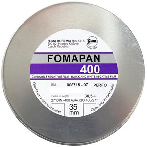 FOMA Fomapan 400 35mm 30.5m Bulk Roll Of Black + White Neg Film