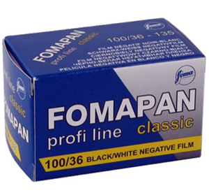Foma Fomapan 100 Classic 36 Exposure 35mm Black And White Film