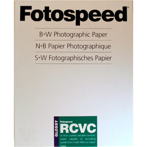 Fotospeed RCVC Black + White Paper 5x7 Inch (100 Sheets) Gloss