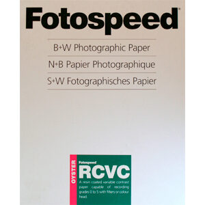 Fotospeed RCVC Black + White Paper 12x16 Inch (10 Sheets) Oyster