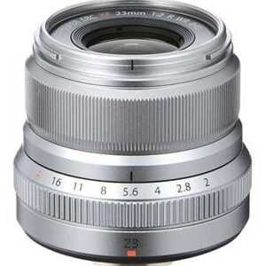 Fuji 23mm F2.0 R WR Fujinon XF Lens Silver