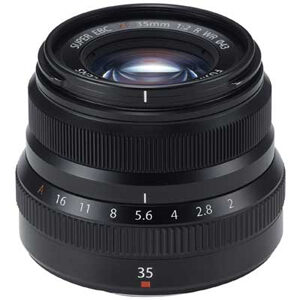 Fuji 35mm F2 R WR Fujinon XF Lens Black