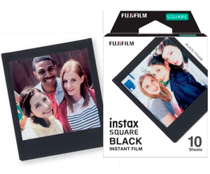 Fuji Instax Square SQ Film Pack Black Frame (10 Shots)