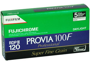 Fuji Provia 100F 120 Roll Film - Pack Of 5