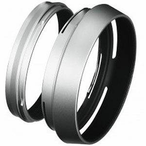 Fuji LH-X100 Lens Hood With AR-X100 Adapter Ring Silver