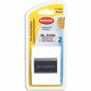 Hahnel HL-XH50 (NP-FH50) Lithium Ion Rechargeable Battery