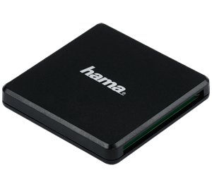 Hama USB 3.0 Multi Memory Card Reader Black (SD|microSD|CF)
