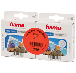 Hama Photo Corners Double Pack - 2x 500 Corners