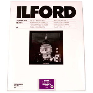 Ilford Multigrade RC Deluxe Glossy 12x16 Inch Paper - 10 Sheets