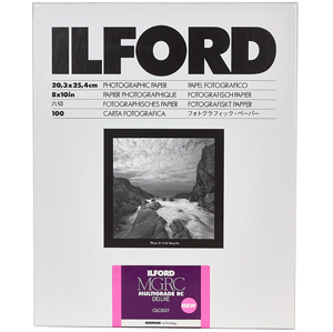 Ilford Multigrade V RC Deluxe Glossy 8x10 Inch Paper - 100 Sheet