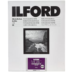 Ilford Multigrade V RC Deluxe Pearl 8x10 Inch Paper - 50 Sheets