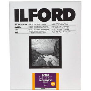 Ilford Multigrade V RC Deluxe Satin 8x10 Inch Paper - 100 Sheets