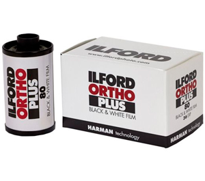 Ilford Ortho Plus 80 Black + White 35mm Film