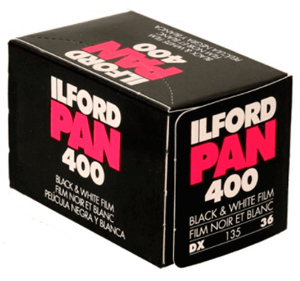 Ilford PAN 400 Black + White 35mm Film 36 Exposure
