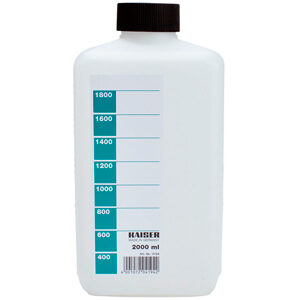 Kaiser Plastic Chemical Storage Bottle 2000ml White