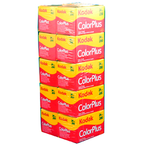 Kodak Color Plus 200 24 Exposure 35mm Film (Pack Of 10)
