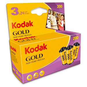 Kodak Gold 200 24 Exposure 35mm Film (3 Pack)