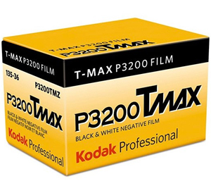 Kodak Professional T-Max P3200 800 36 Exposure 35mm B+W Film