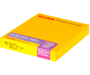 Kodak Professional Portra 400 4x5 Inch Sheet Film (10 Sheets)