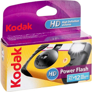 Kodak HD Power Flash Disposable Single Use Camera