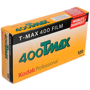 Kodak Professional T-Max 400 B+W 120 Roll Film - Pack Of 5