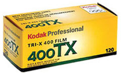 Kodak Tri-X 400 TX 120 Professional Roll Film