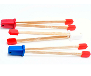 Kood Bamboo Print Tongs - Set Of 3