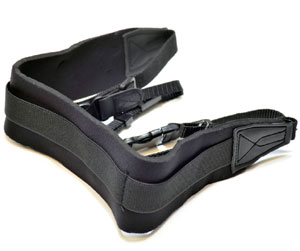 Kood Wide Neoprene Comfort Strap - Black