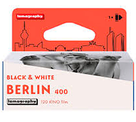 (Out of Date 08/22) Lomography Berlin Kino 400 B+W 120 Roll Film - Single