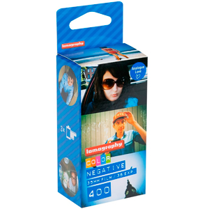 Lomography Colour Negative ISO 400 35mm Film - Pack Of 3