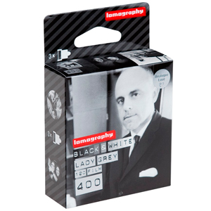 Lomography Lady Grey 400 B+W 120 Roll Film - Pack Of 3