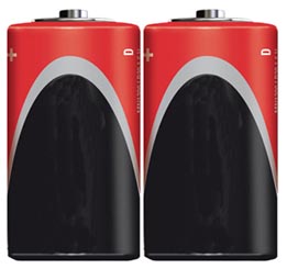 LR20 D Sized Batteries - Pack Of 2