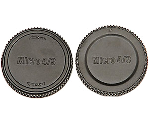 Just Rear Lens Cap And Body Cap Set For Micro Four Thirds